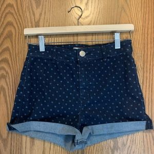High Waisted Jean Shorts